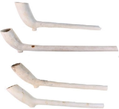 Four Clay Pipes